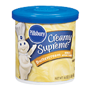 Pillsbury Creamy Supreme buttercream frosting 16oz
