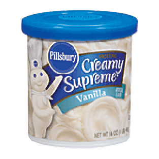Pillsbury Frosting Creamy Supreme Vanilla 16oz