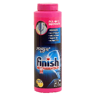 Finish Booster hard water booster, lemon sparkle  14oz