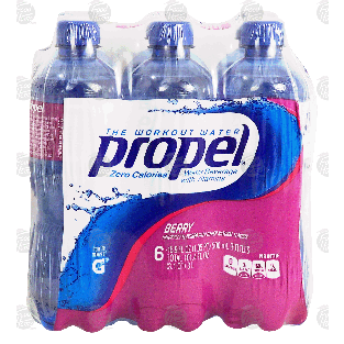 Propel The Workout Water berry flavored water beverage with vitami6-pk