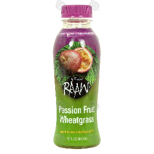 Raaw It Tastes passion fruit wheatgrass, 100% juice 12fl oz