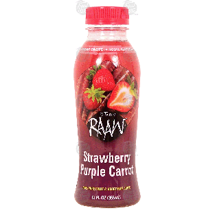 Raaw It Tastes strawberry purple carrot 100% juice 12fl oz