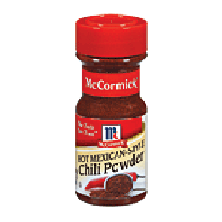 McCormick Chili Powder Dry Spices Hot Mexican -Style 2.5oz