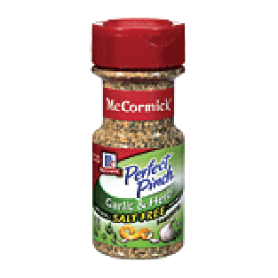 McCormick Perfect Pinch Garlic & Herb Salt Free seasoning 2.75oz