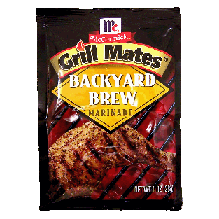 McCormick Grill Mates backyard brew marinade 1oz