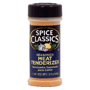 Spice Classics  meat tenderizer, seasoned 5.25oz