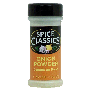 Spice Classics  onion powder, cebolla en polvo 2.62oz