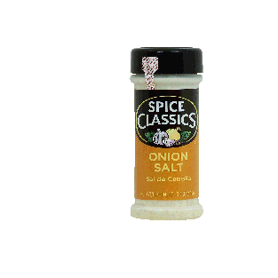 Spice Classics  onion salt, sal de cebolla 5.5oz