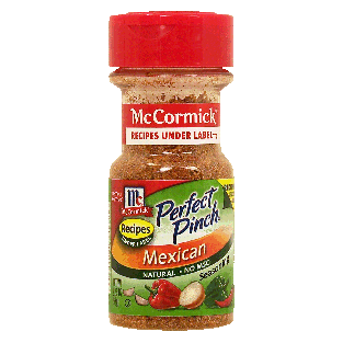 Mc Cormick Perfect Pinch mexican seasoning, no msg 2.25oz
