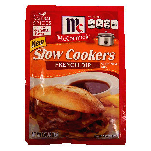 McCormick Slow Cookers french dip seasoning mix 1.25oz