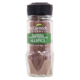 Mc Cormick Gourmet allspice, ground jamaican, all natural 1.5oz