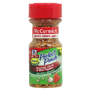 Mc Cormick Perfect Pinch roasted garlic & bell pepper seasoning 2.37oz