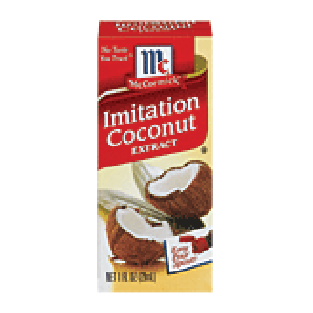 McCormick Extract Imitation Coconut 1oz