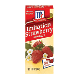 McCormick Extract Imitation Strawberry 1oz