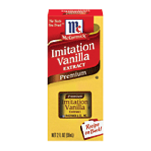 McCormick Pure Vanilla Extract Imitation Premium 2fl oz