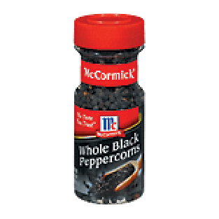 McCormick Peppercorns Whole Black 4.25oz