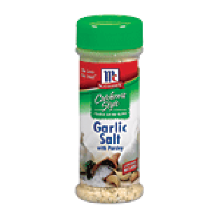 McCormick California Style Garlic Salt w/Parsley Coarse Grind Bl3.25oz