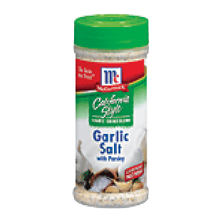 McCormick California Style Garlic Salt Coarse Grind Blend w/Pars6.25oz