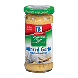 McCormick  California Style Minced Garlic 4.25oz