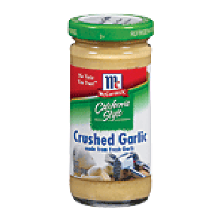McCormick  California Style Crushed Garlic 4.25oz