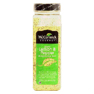 McCormick Gourmet zesty lemon & pepper seasoning salt 26oz