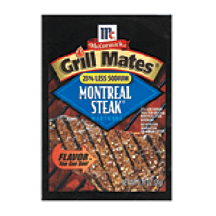 McCormick Grill Mates Montreal Steak 25% Less Sodium 0.71oz