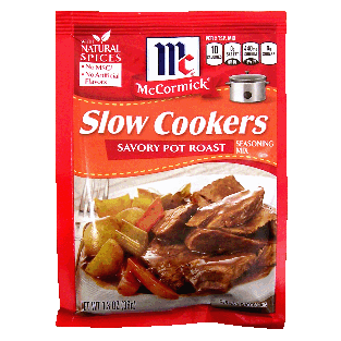 McCormick Seasoning Slow Cookers Savory Pot Roast 1.3oz