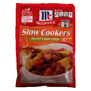 McCormick Slow Cookers Seasoning Hearty Beef Stew 1.5oz