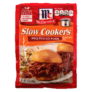 McCormick Seasoning Slow Cookers BBQ Pulled Pork 1.6oz