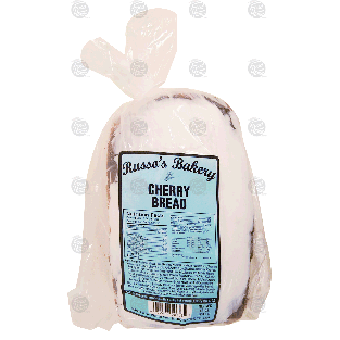 Russo's Bakery  cherry bread, sliced, white frosting coating 16-oz