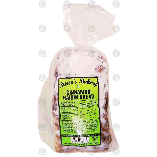 Russo's Bakery  cinnamon raisin bread, sliced, white frosting coa16-oz