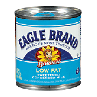 Borden Eagle Brand Milk Sweetened Condensed Low Fat 14oz