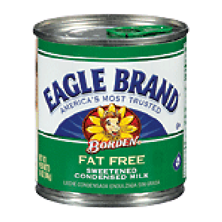 Borden Eagle Brand Milk Sweetened Condensed Fat Free 14oz