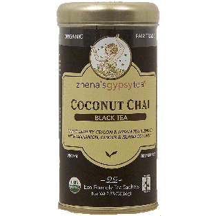 Zhena's Gypsy tea coconut chai black tea, ceylon & assam tea ble2.33oz