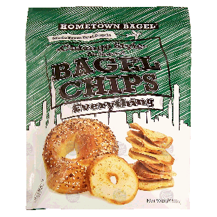Hometown Bagel Bagel Chips chicago style bagel chips, everything 6oz