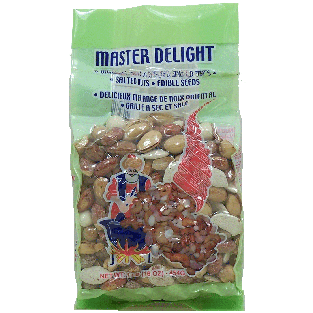 Master Delight  mixed nuts, pistachios, cashews, almonds, peanuts,16oz