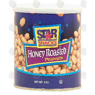 Star Snacks honey roasted peanuts 5oz