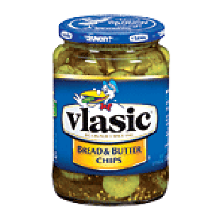 Vlasic Pickles Bread & Butter Chips Mildly Sweet & Spicy 24fl oz