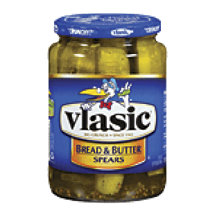 Vlasic Pickles Bread & Butter Spears Mildly Sweet & Spicy 24fl oz