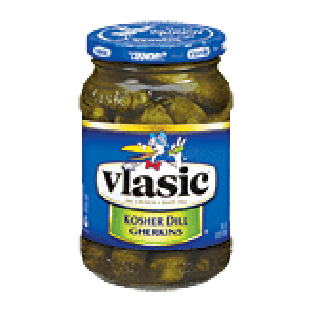 Vlasic  kosher dill gherkins 16fl oz