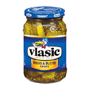 Vlasic  bread & butter pickle chips 16fl oz