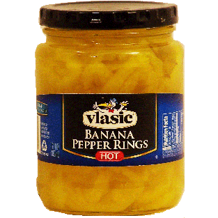 Vlasic  banana pepper rings hot 12fl oz