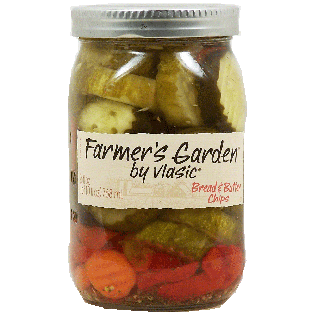Vlasic Farmer's Garden bread & butter chips 26fl oz