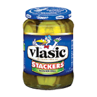 Vlasic Pickles sandwich stackers super kosher dill 24oz
