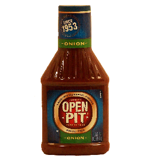 Open Pit Barbecue Sauce Onion 18oz