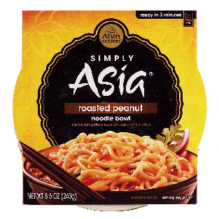Simply Asia  roasted peanut noodle bowl, pre-cooked asian noodles8.5oz