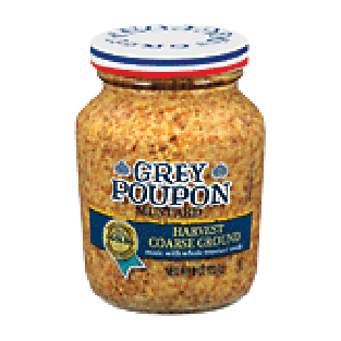 Grey Poupon Mustard Harvest Coarse Ground 8oz