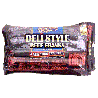 Ball Park  deli style bun size beef franks, 8 ct 14oz