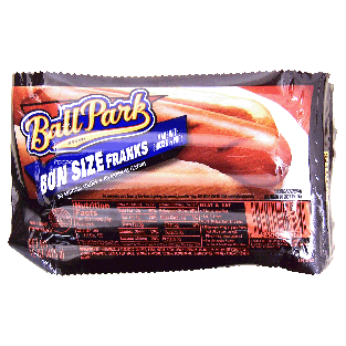 Ball Park  bun size franks made with chicken & pork, 8 ct 15oz