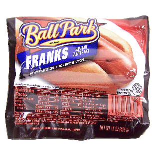 Ball Park  franks made with chicken & pork, 8 ct 15oz